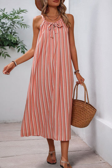 Blush A Line Spaghetti Robe d’été sans bretelles